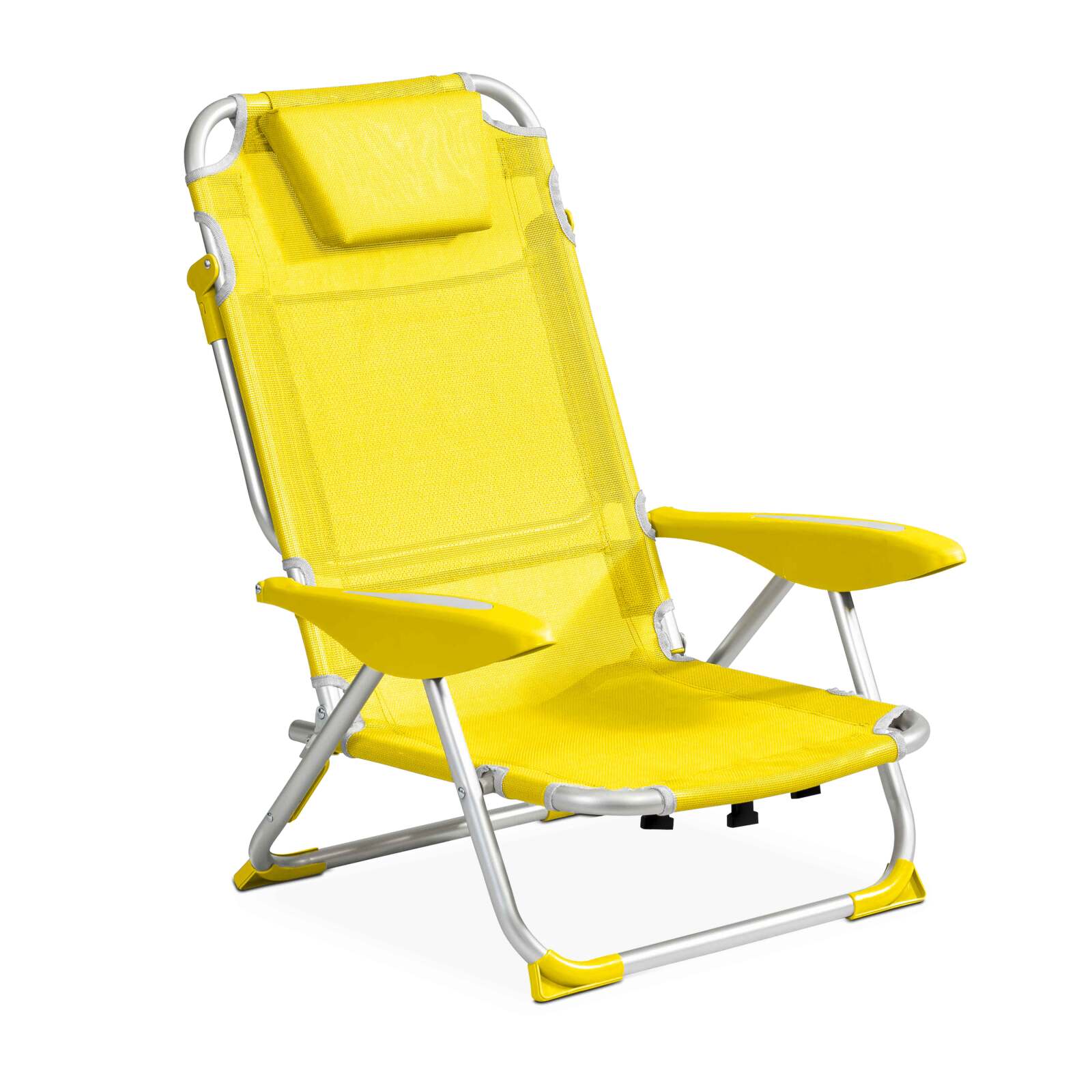 Sillon de playa plegable, reclinable 4 posiciones | Oviala