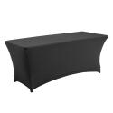 Funda de mantel para mesa plegable 180cm negro