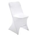 Funda para silla plegable blanca