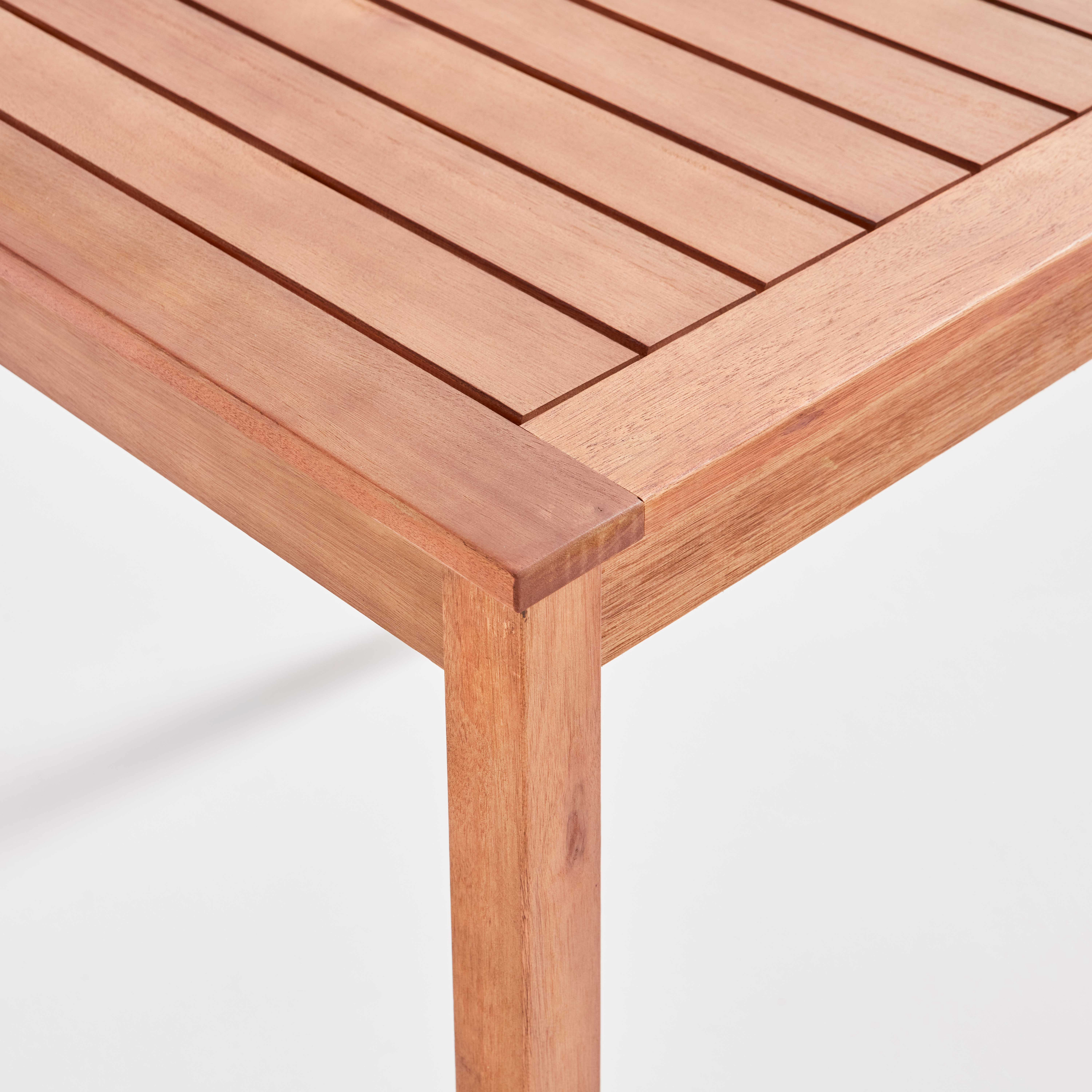 Mesa Picnic con respaldo Acero/Madera - Exterior